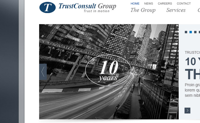 TrustConsult website
