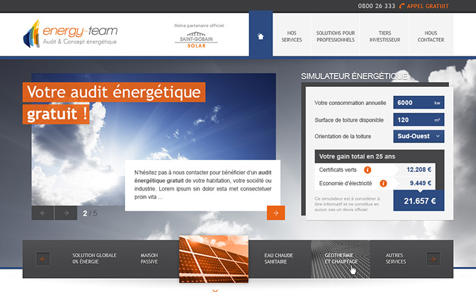 Energy Team website