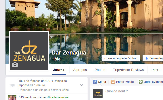 Dar Zenagua website